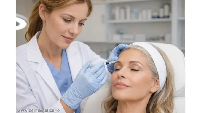 injectare cu botox la cabinet Dermestetics dermatologie din Timisoara